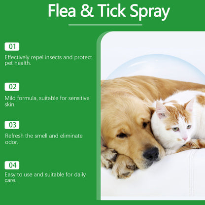 🥳2026 HOT SALE🥳 Martie™ Natural Flea & Tick Spray – Gentle Outdoor Pet Care