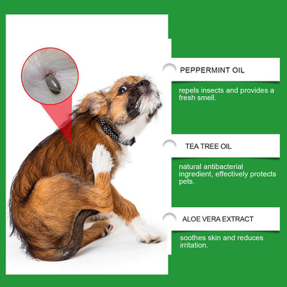 🥳2026 HOT SALE🥳 Martie™ Natural Flea & Tick Spray – Gentle Outdoor Pet Care