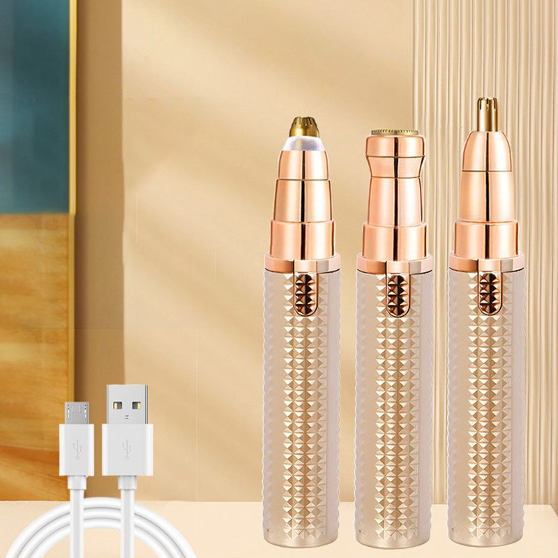 🥳2026 HOT SALE🥳💞50K+ SOLD!✂️Portable Electric Eyebrow Trimmer | 3-in-1 Grooming Tool for Brows, Nose & Body