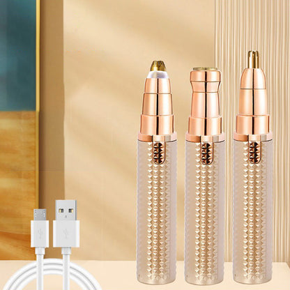 🥳2026 HOT SALE🥳💞50K+ SOLD!✂️Portable Electric Eyebrow Trimmer | 3-in-1 Grooming Tool for Brows, Nose & Body