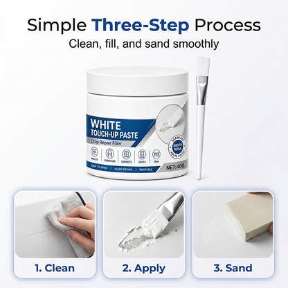 Martie™ White Furniture & Home Touch-Up Paste with Brush