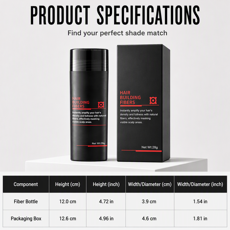 Instant Hair Building Fibers – Hairline Filler & Fuller-Looking Hair (offer)
