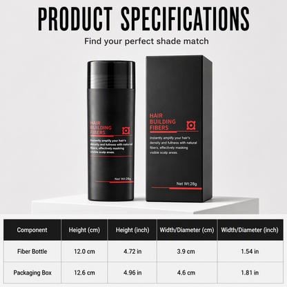 Instant Hair Building Fibers – Hairline Filler & Fuller-Looking Hair (offer)