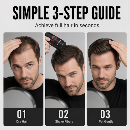 Instant Hair Building Fibers – Hairline Filler & Fuller-Looking Hair (offer)