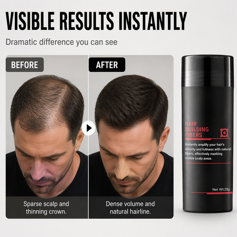 Instant Hair Building Fibers – Hairline Filler & Fuller-Looking Hair (offer)
