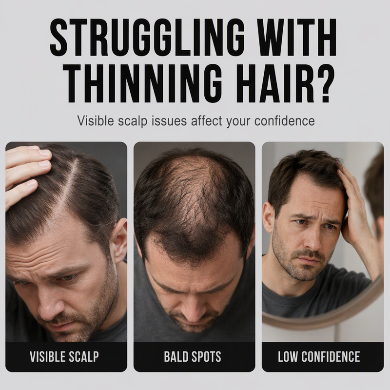 Instant Hair Building Fibers – Hairline Filler & Fuller-Looking Hair (offer)