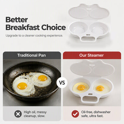 Microwave Egg Poacher with Lid & Handle (offer)