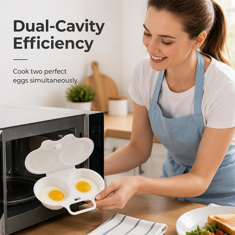 Microwave Egg Poacher with Lid & Handle (offer)