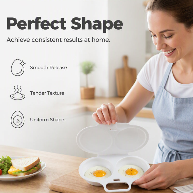 Microwave Egg Poacher with Lid & Handle (offer)